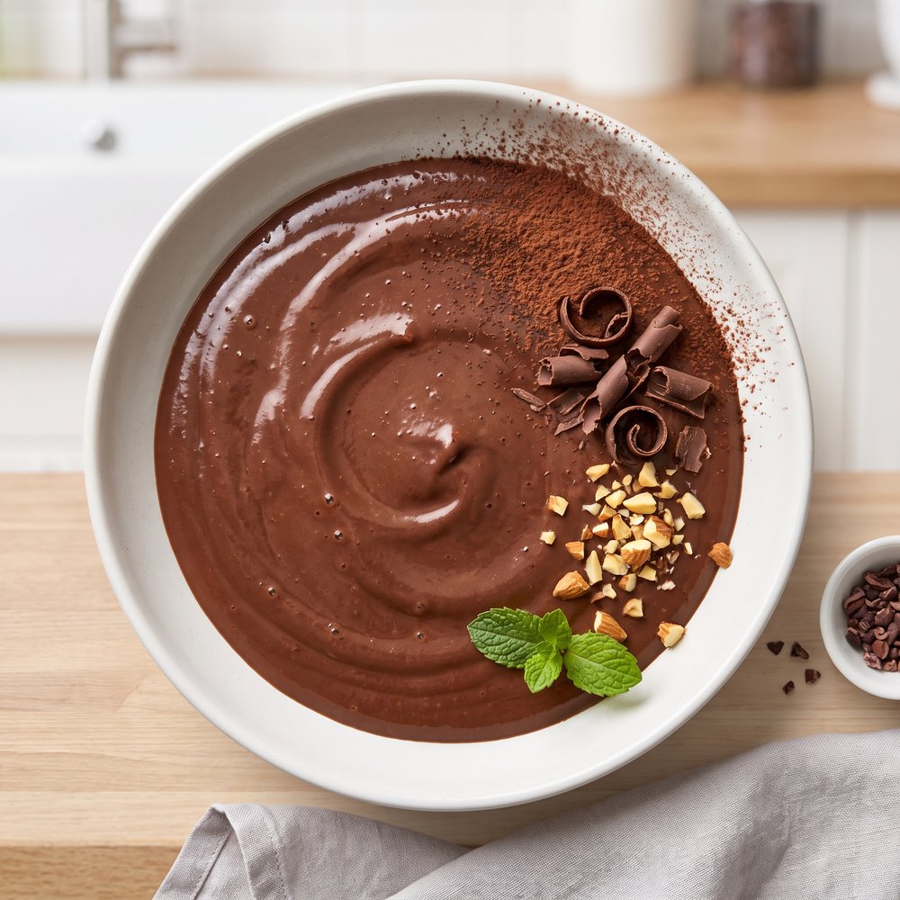 Chocolate Pudding with Almond Milk