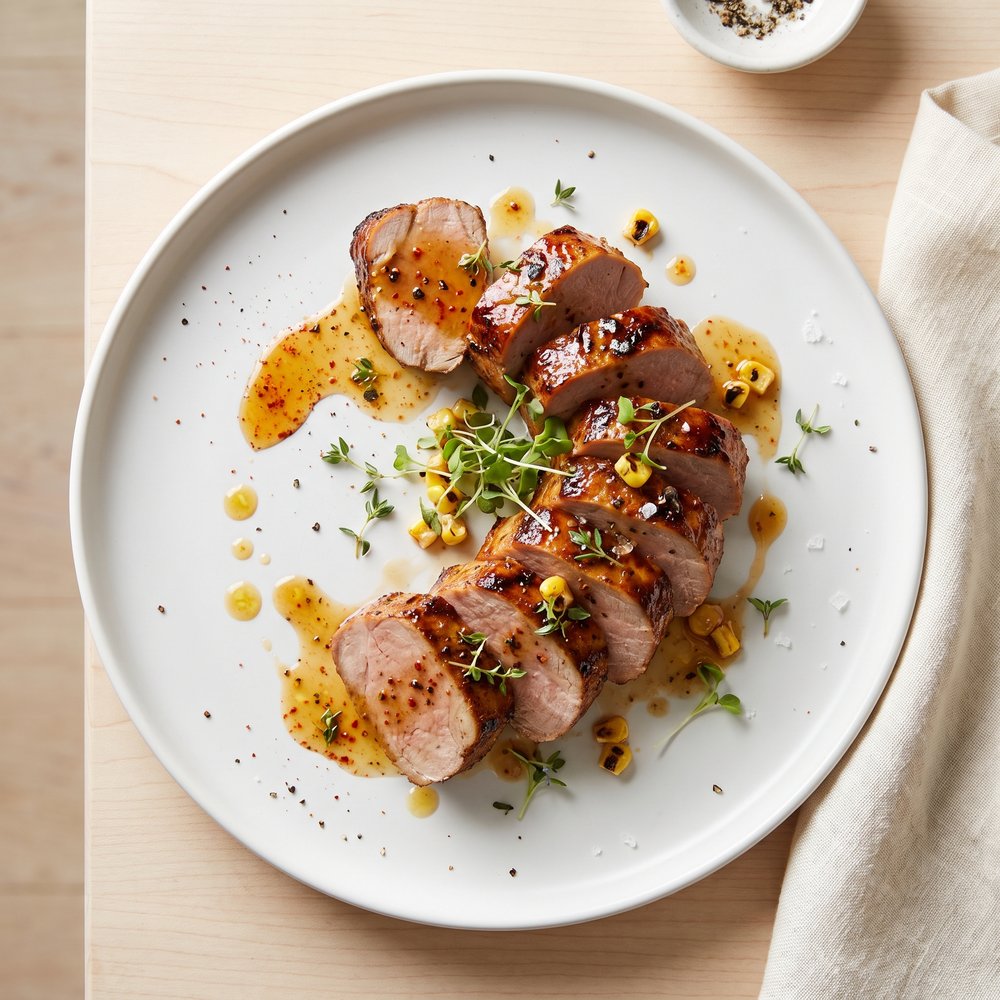 Honey-Dijon Marinated Grilled Pork Tenderloin