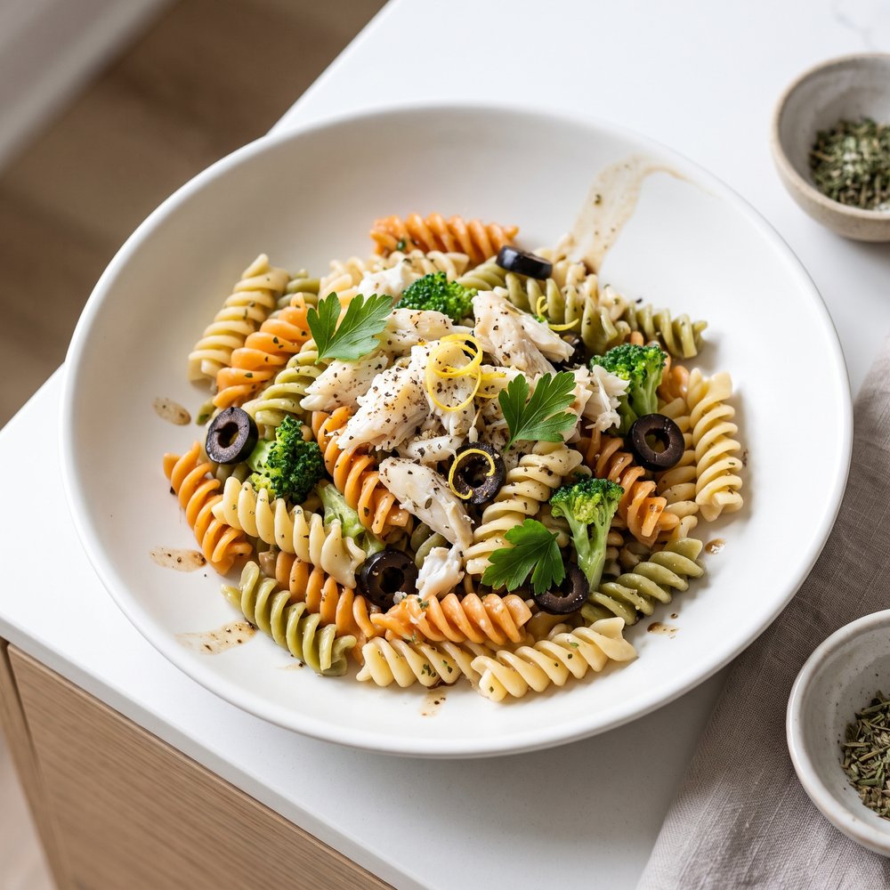 Pasta Salad with Crab