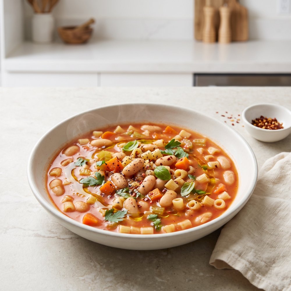 Hearty Italian Pasta and Beans