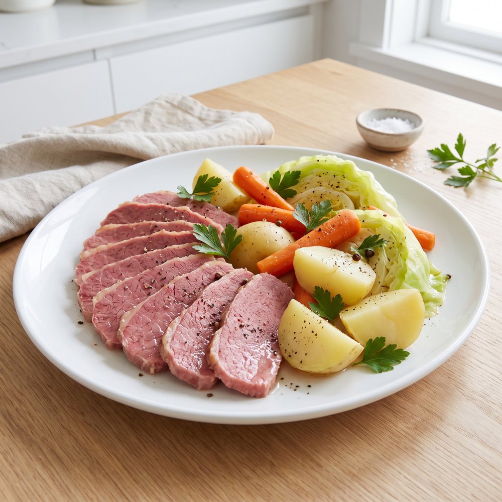 Easy Corned Beef and Cabbage