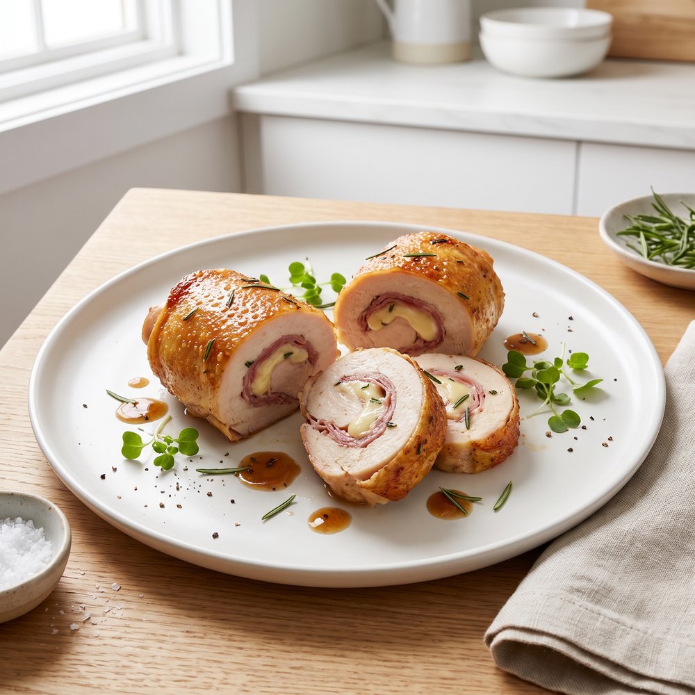 Rosemary-Infused Chicken with Prosciutto and Fontina