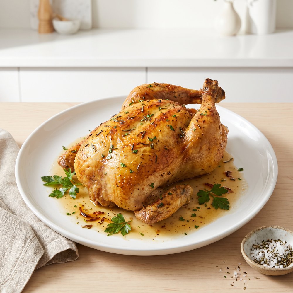Pressure Cooker Whole Roasted Chicken