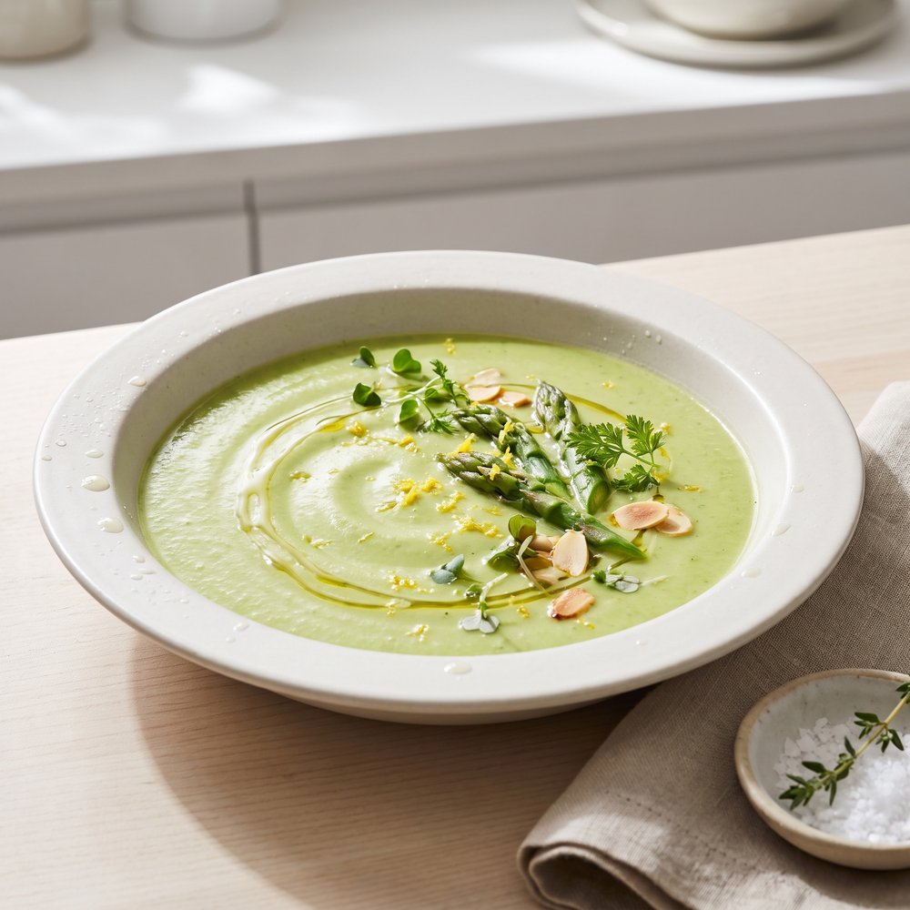 Homemade Cream of Asparagus Soup