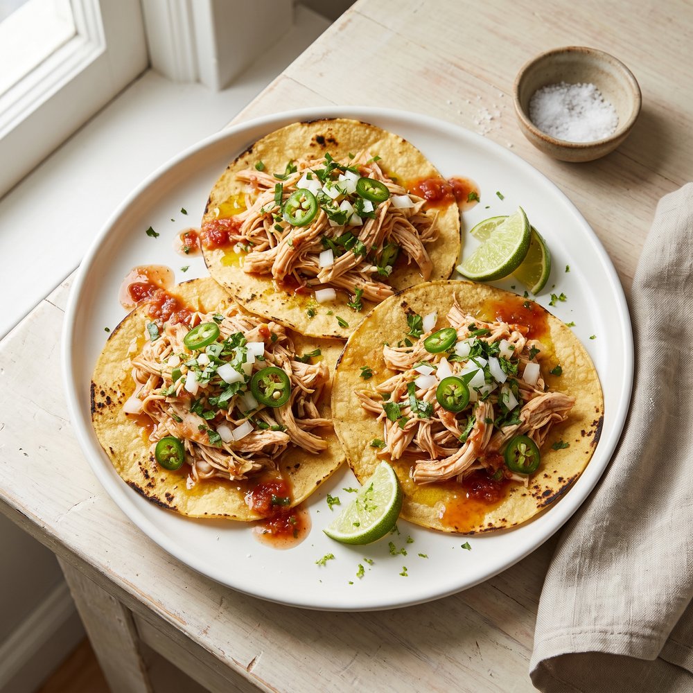 Cilantro-Lime Chicken in the Slow Cooker