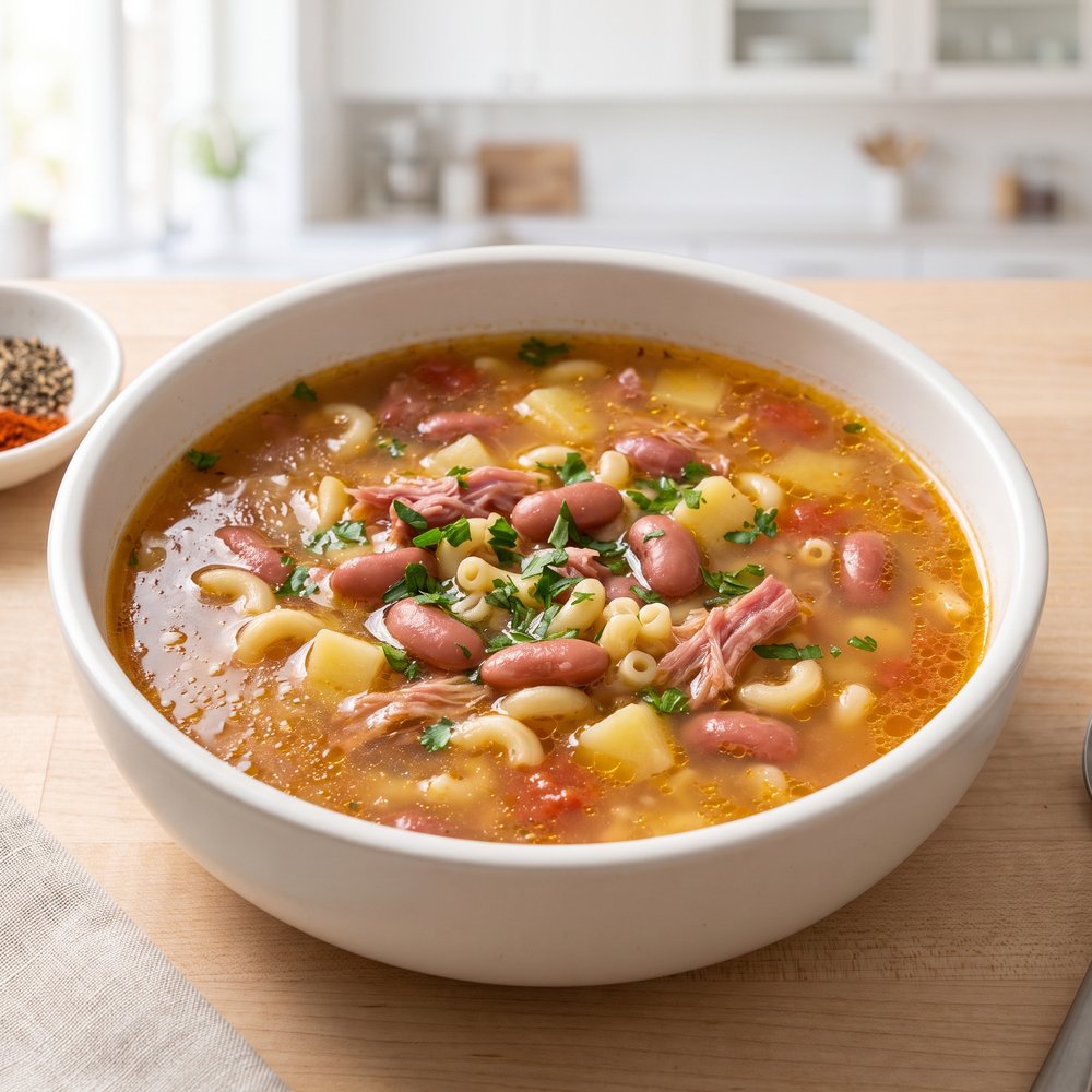 Crockpot Ham Bone Soup