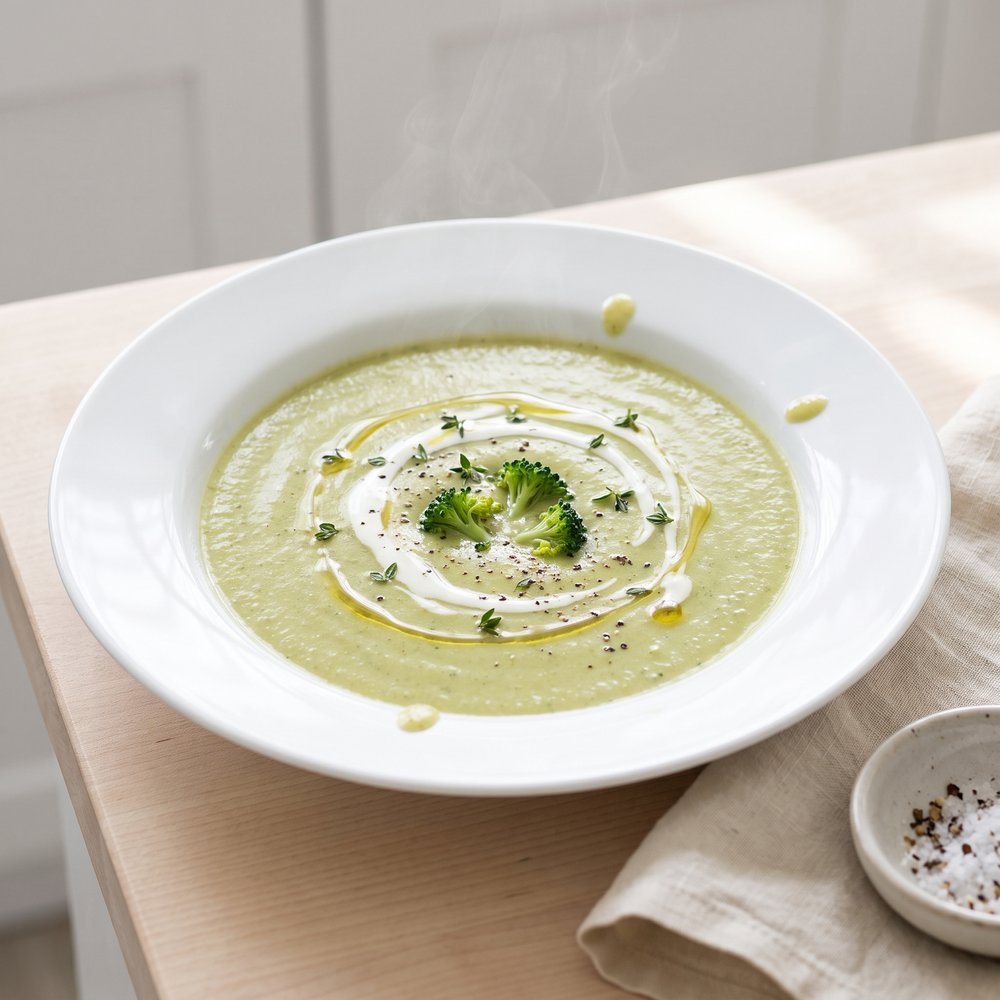 Velvety Broccoli Blender Soup
