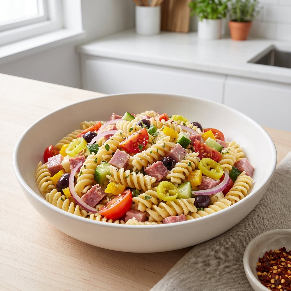 Italian Deli Grinder Pasta Salad