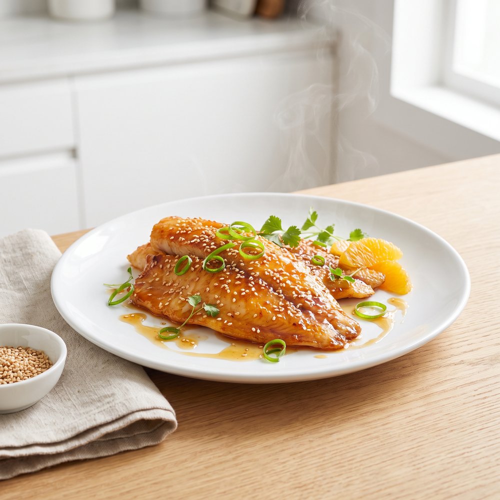 Tasty Sesame Tilapia