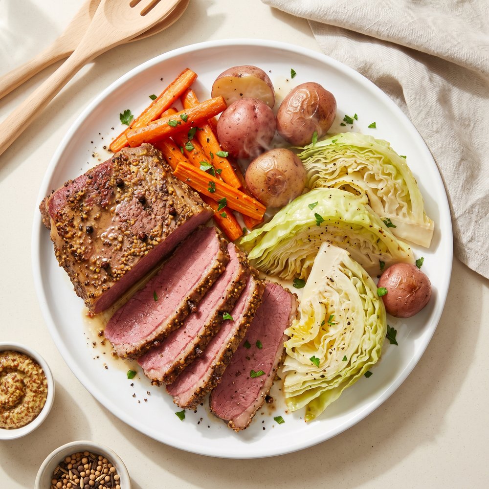Bold, Tender Corned Beef Supper
