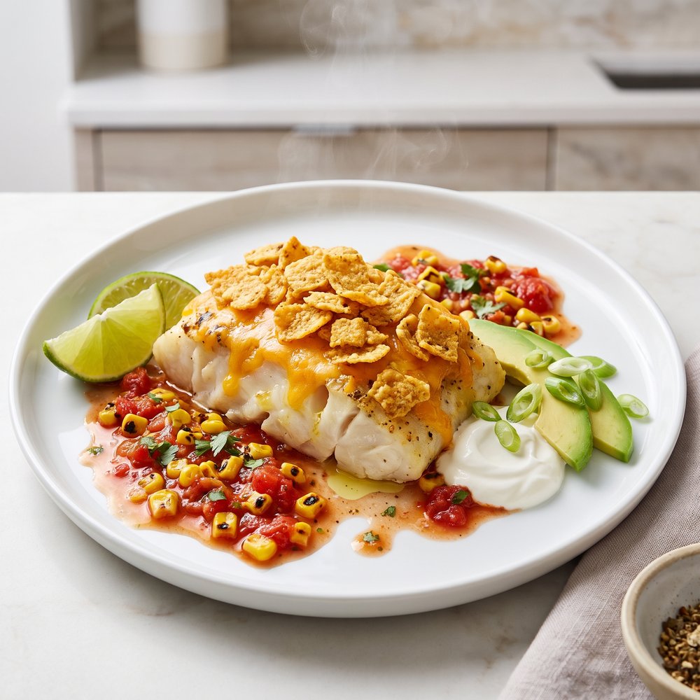 Oven-Baked Mexican Cod