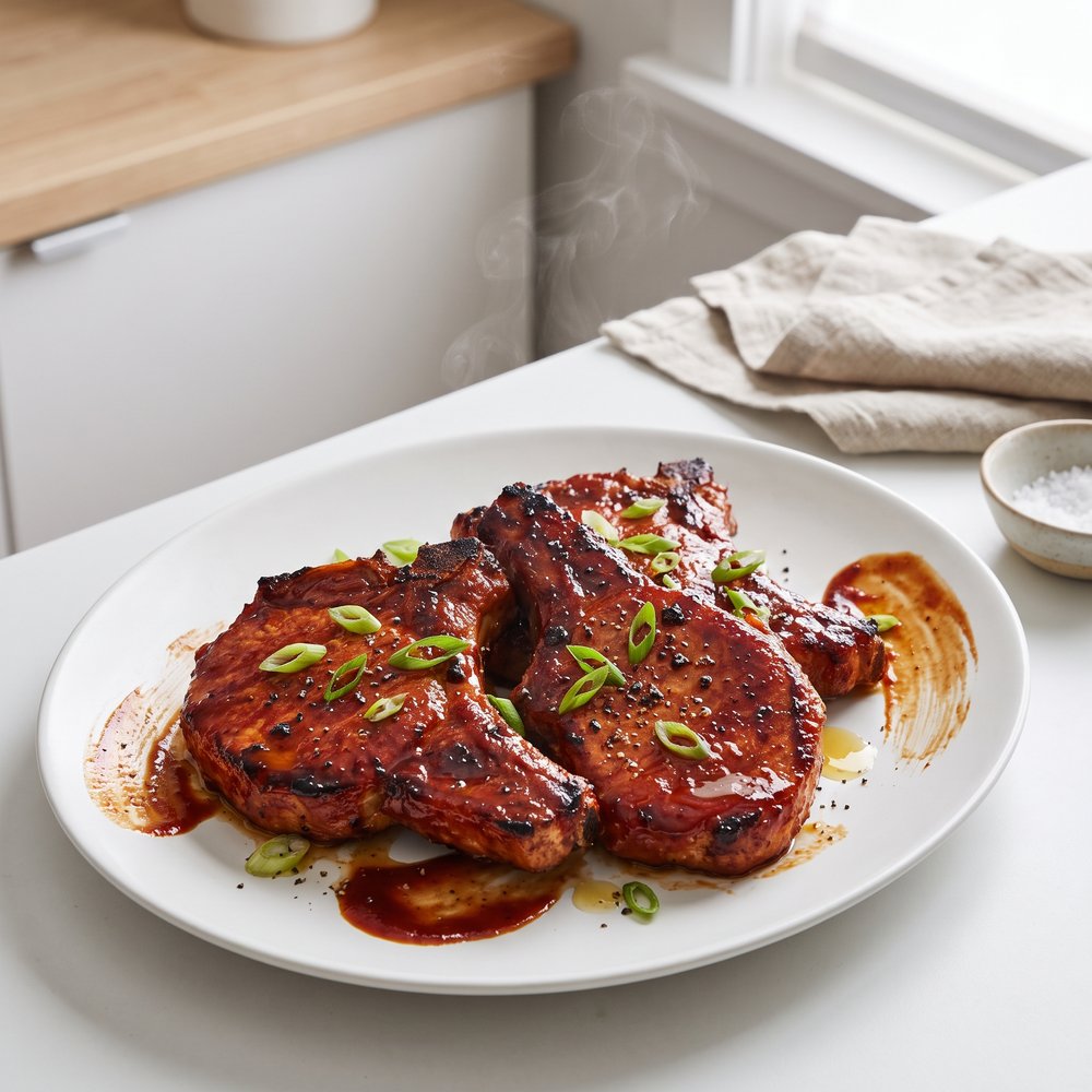 Easy Baked BBQ Pork Chops