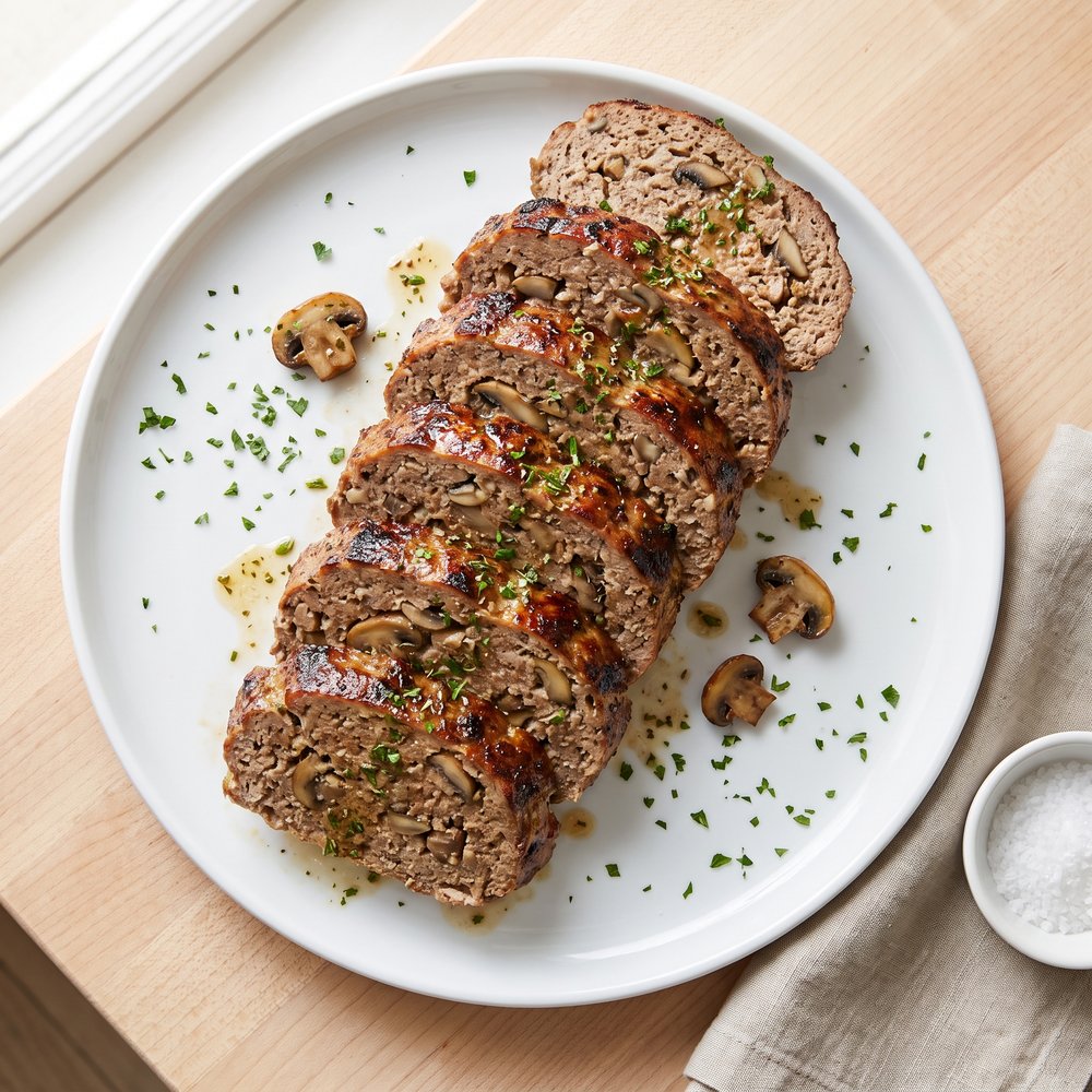 Grilled Meatloaf with Pork and Turkey