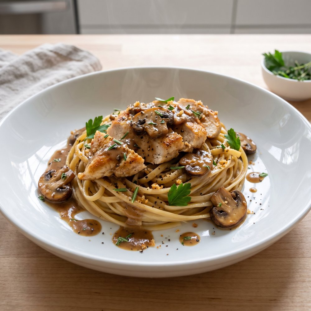 Danielle’s Creamy Chicken with Marsala and Mushrooms