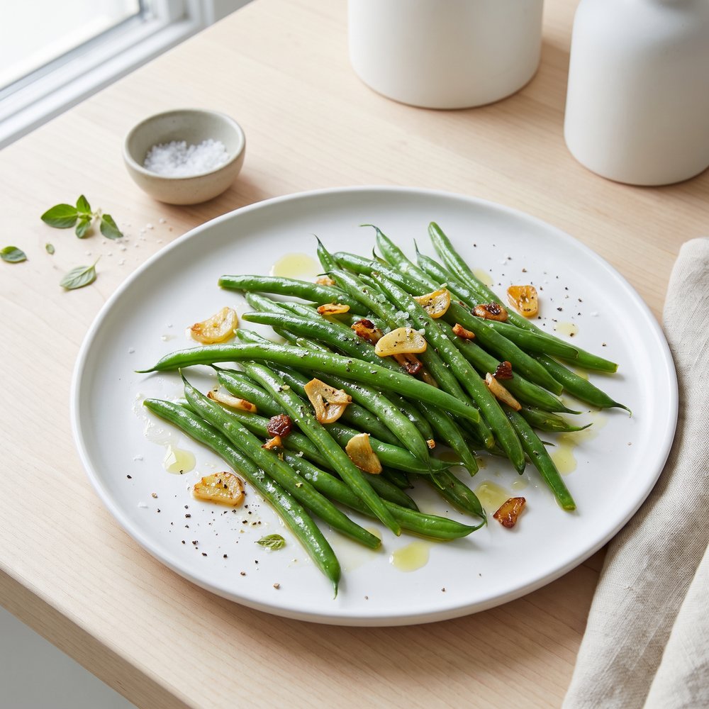 Buttery Garlic Green Beans