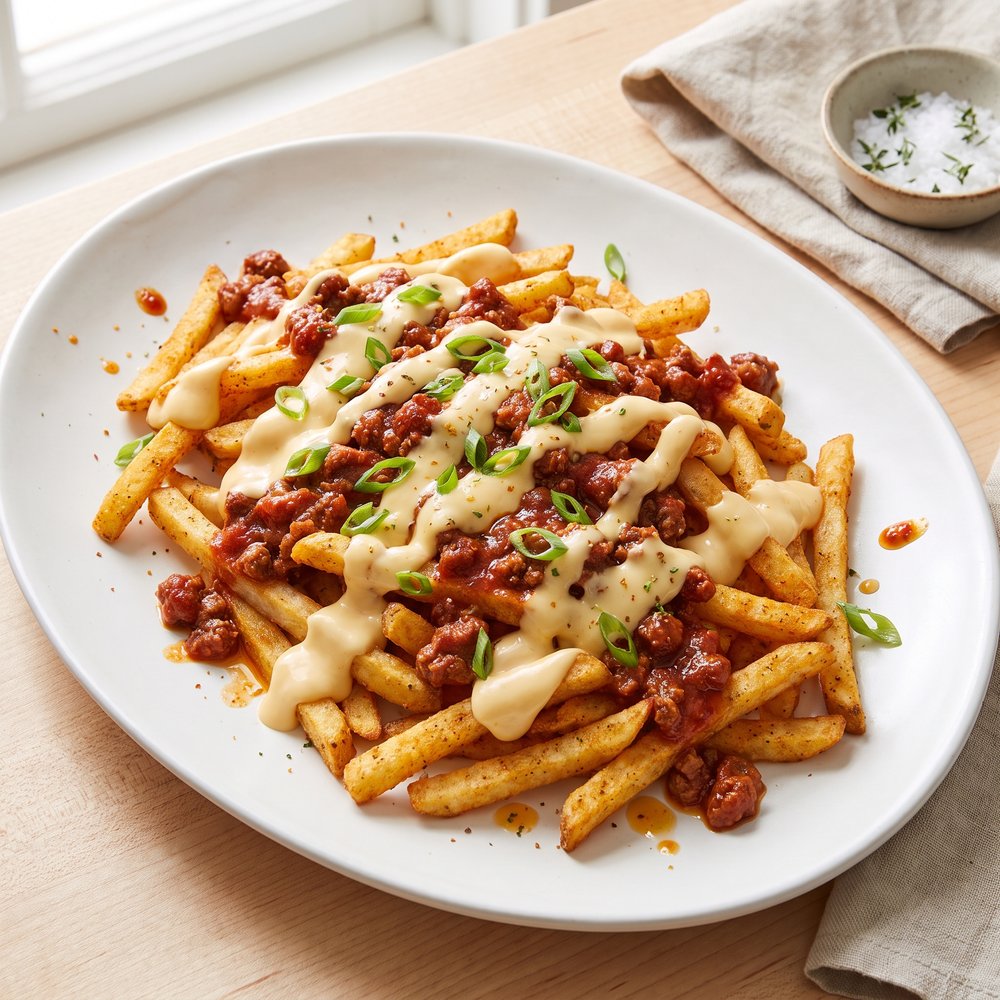 Cheesy Chili-Topped Fries