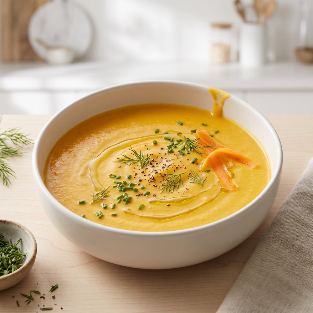 Creamy Carrot and Fresh Dill Soup