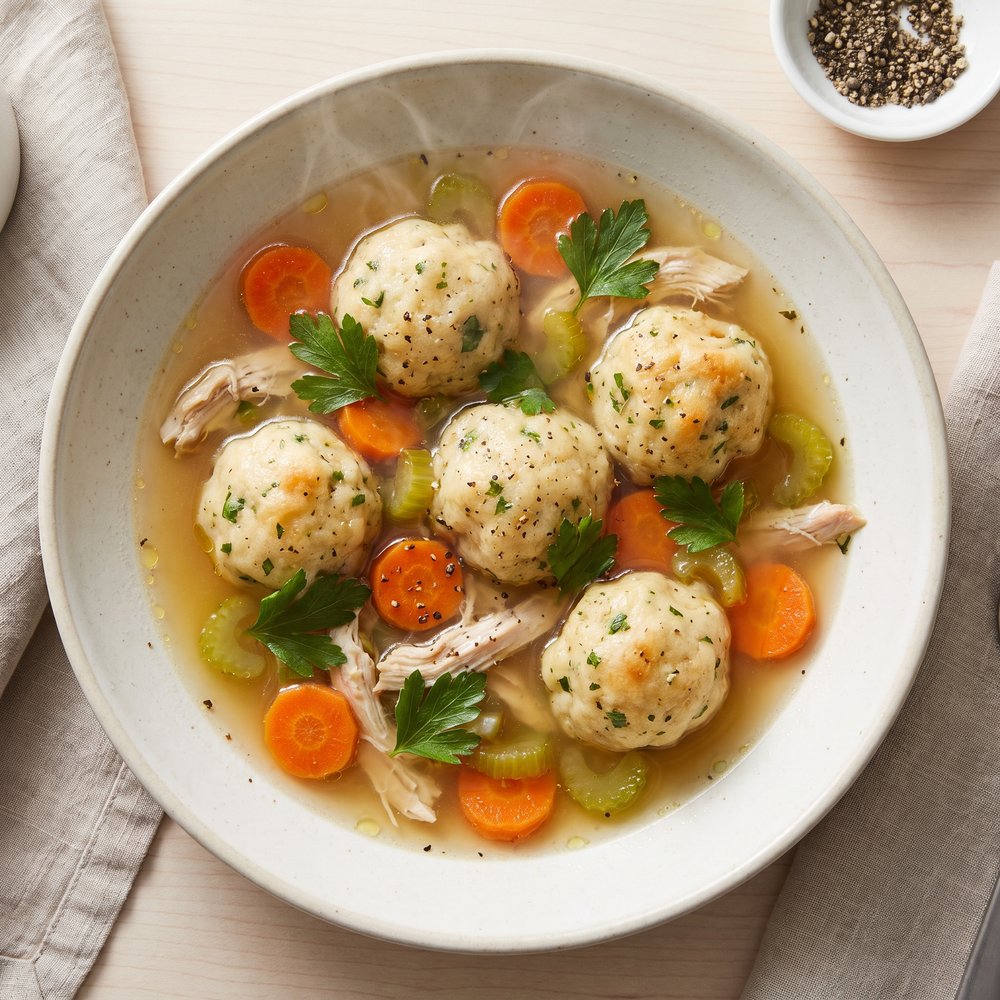 Hearty Chicken and Dumpling Soup