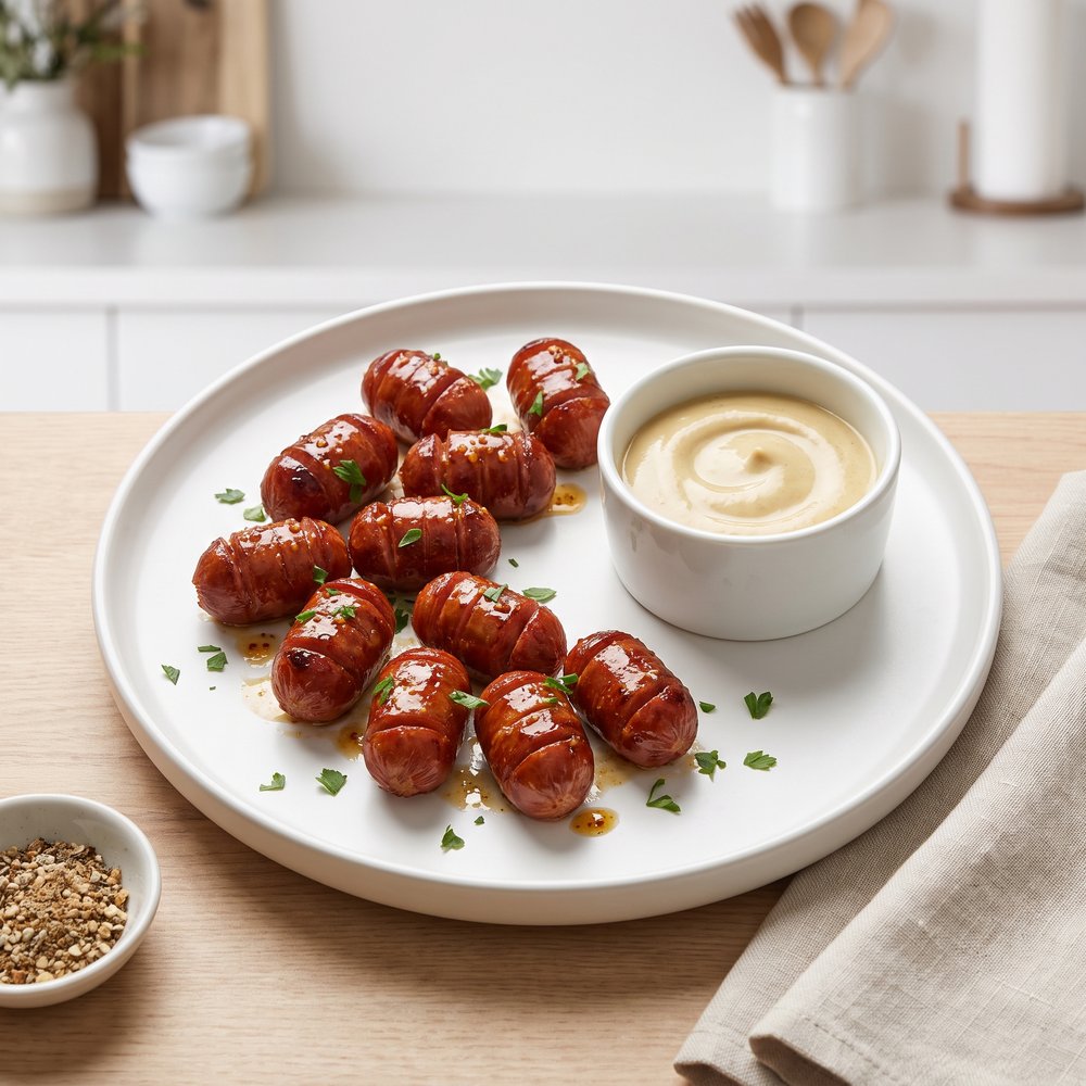 Air-Fried Kielbasa Bite-Size Appetizer