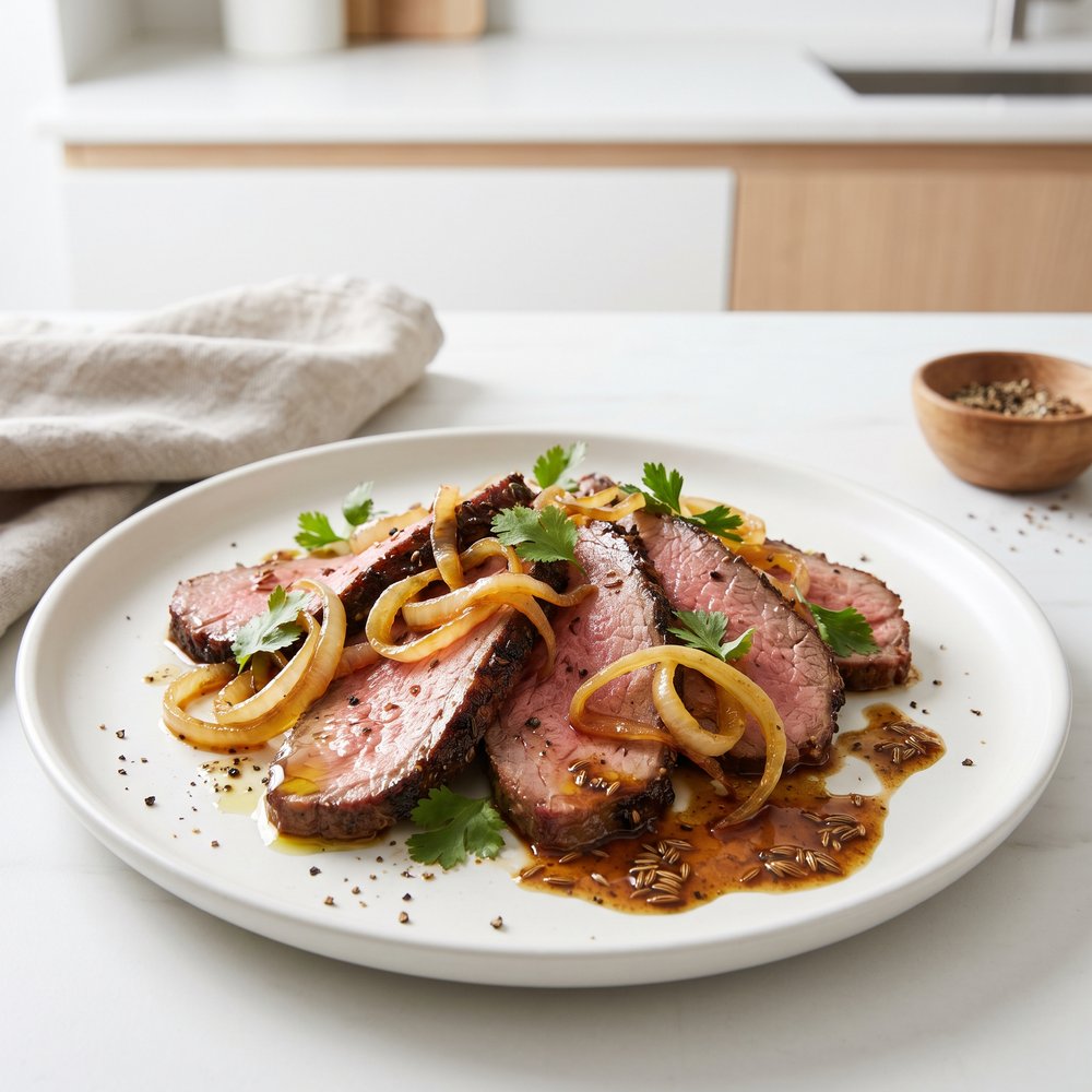 Roasted Tri-Tip with Soy and Cumin