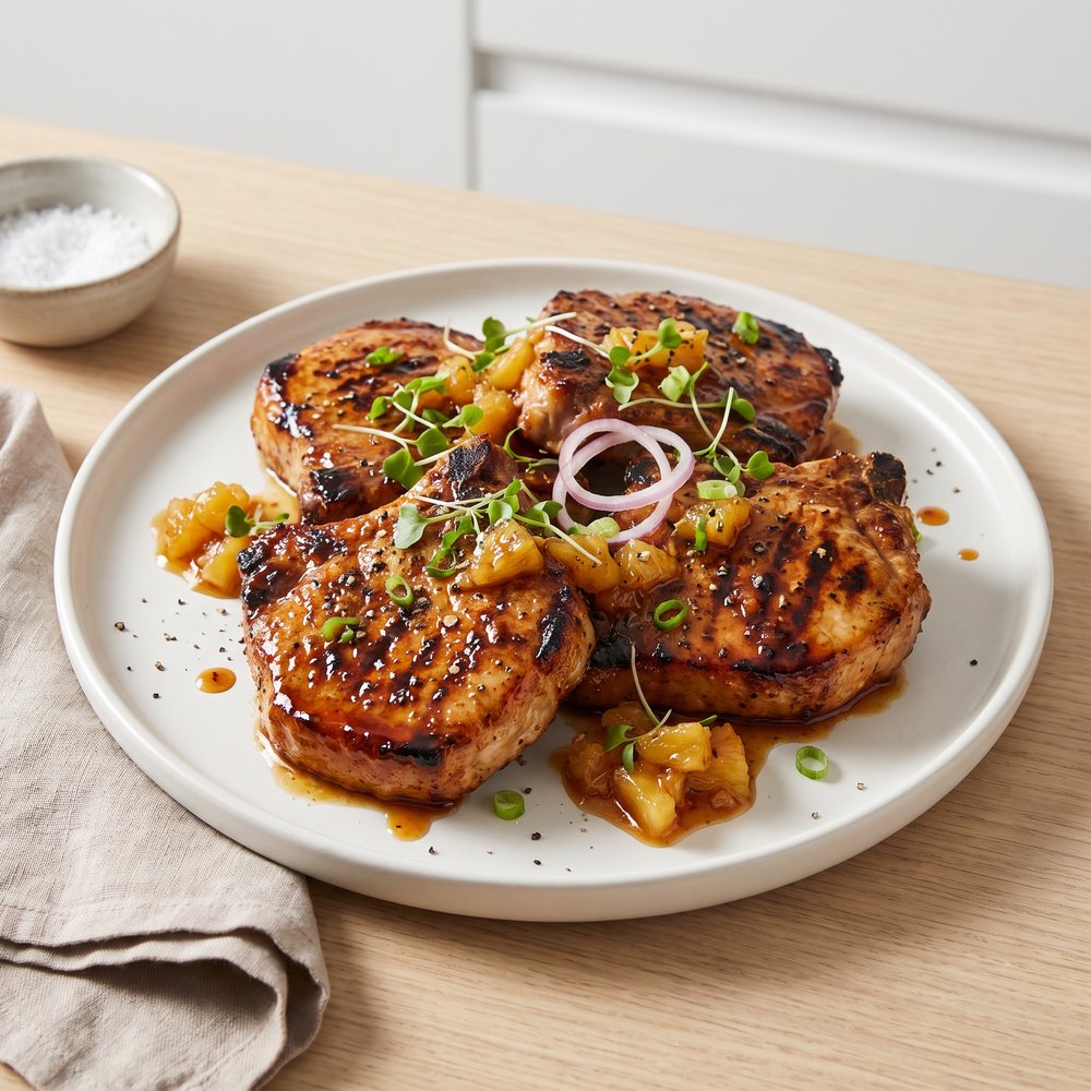 Marinated Pineapple Pork Chops