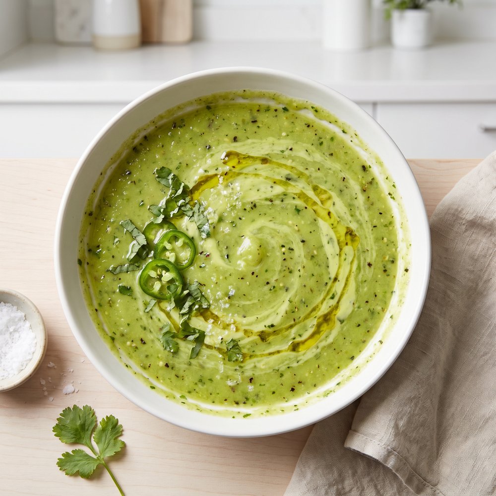 Mexican Spicy Tomatillo Sauce
