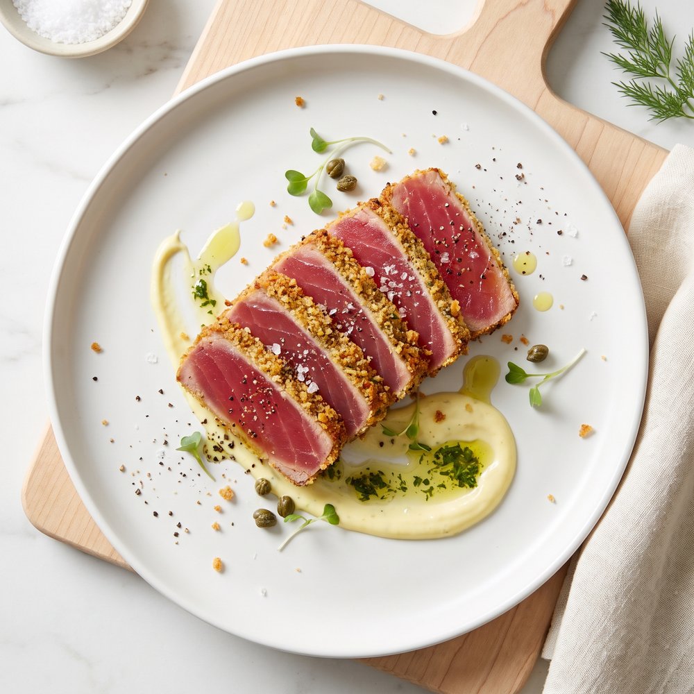 Quick Pan-Seared Ahi Tuna