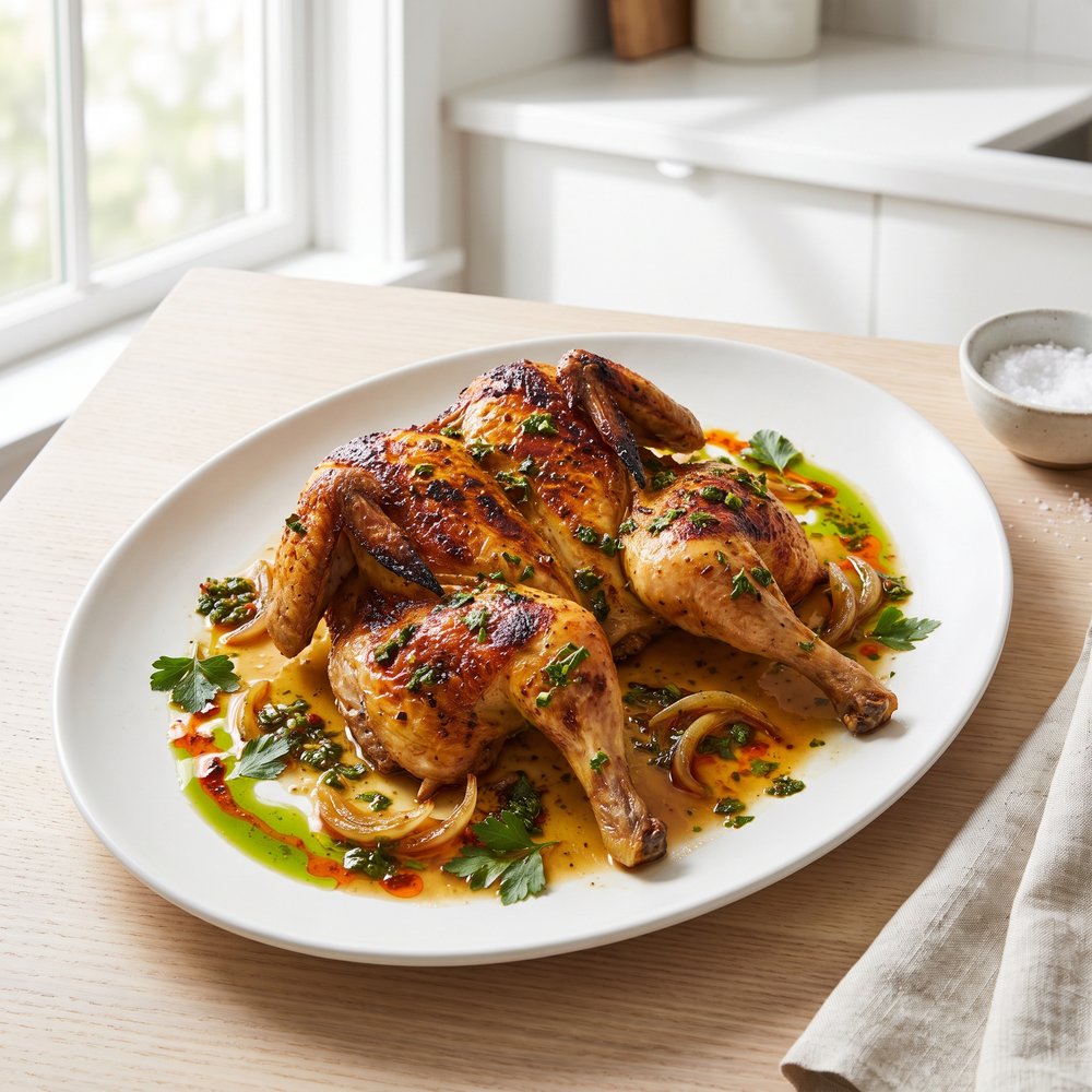 Oven-Roasted Chimichurri Chicken