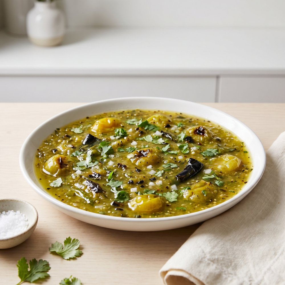 Charred Salsa Verde with Heat