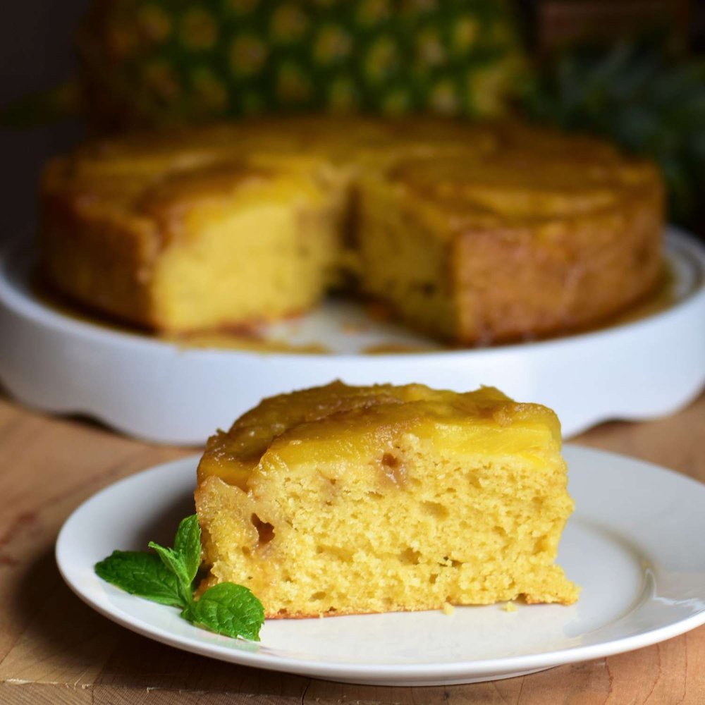 Ricotta-Infused Pineapple Upside-Down Cake