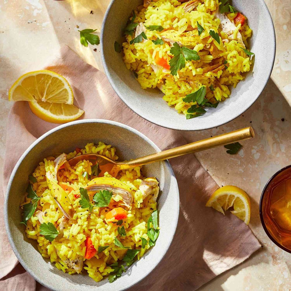Shadi's One-Pan Turmeric Chicken with Rice