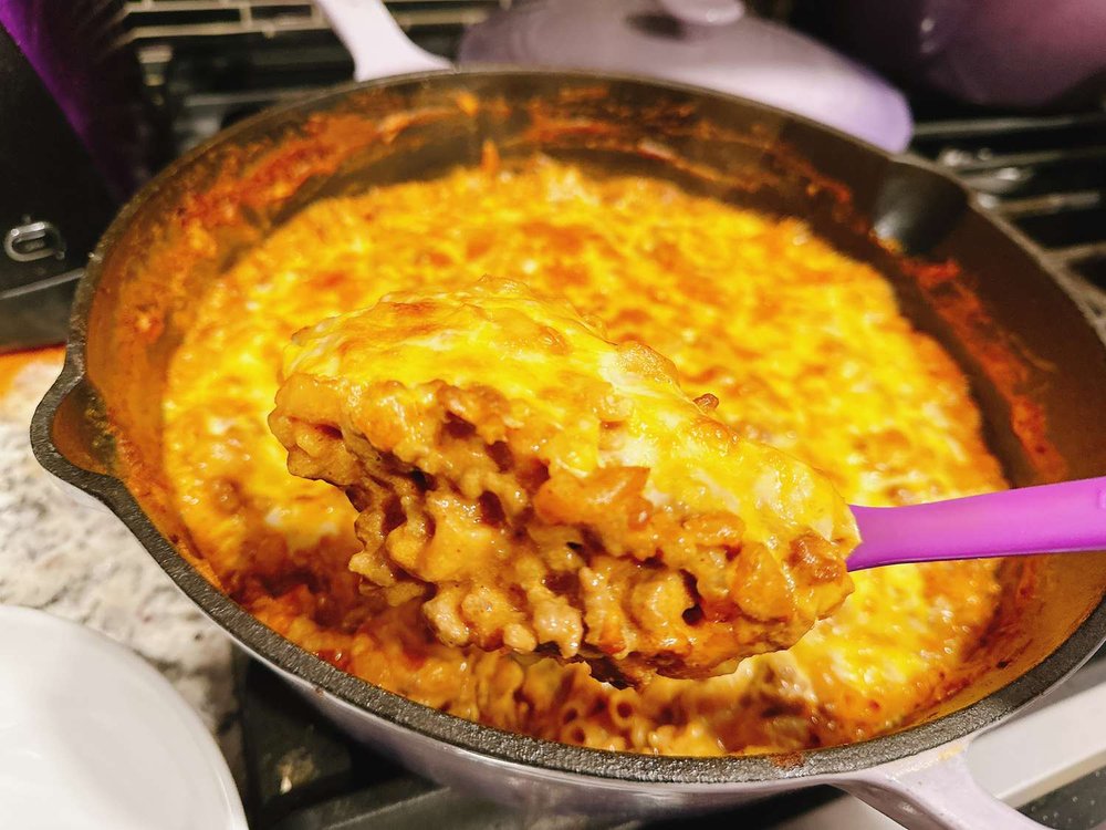 One-Pan Cheeseburger Mac Skillet