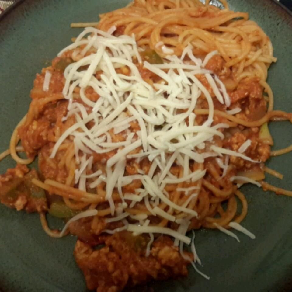 Spaghetti with Sloppy Joe Meat Sauce