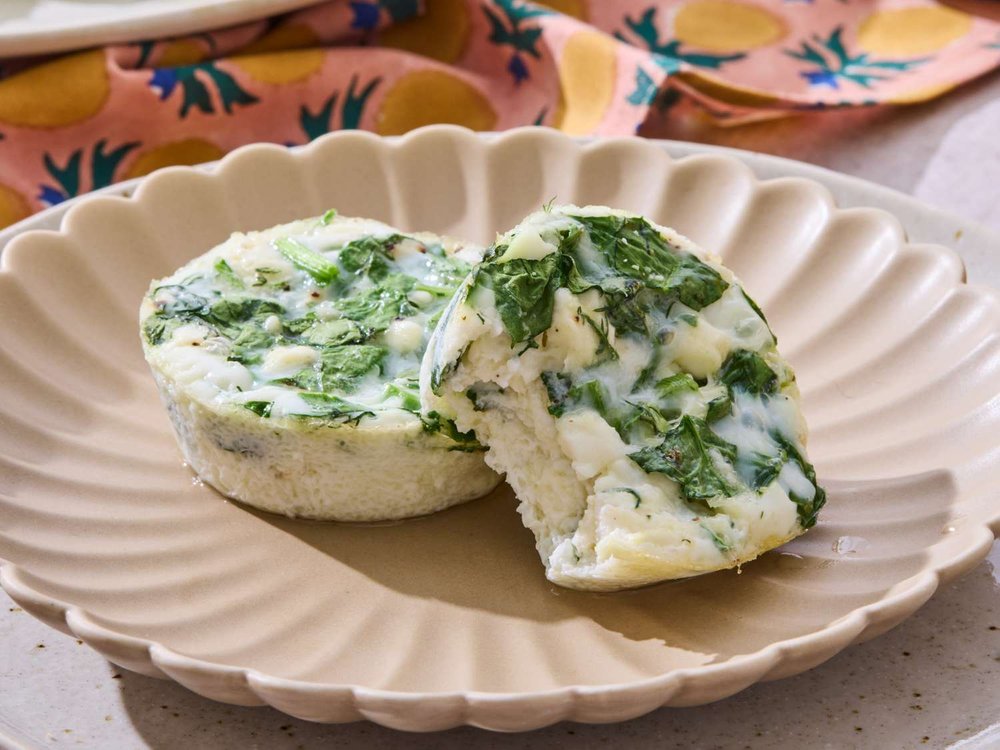 Greek Spinach & Feta Egg Muffins