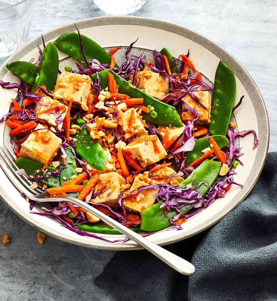 Crunchy Ginger-Soy Tofu Salad