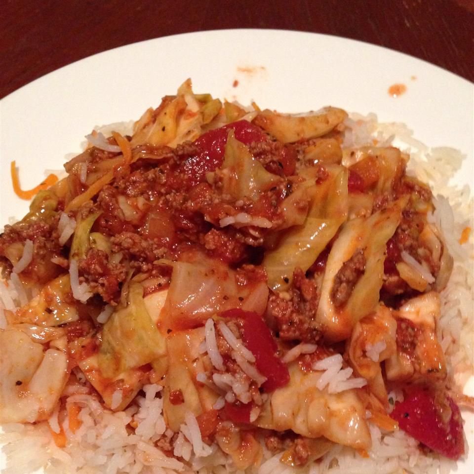 Spicy Unstuffed Cabbage Skillet