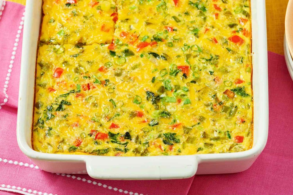Vegetable-Packed Breakfast Egg Casserole
